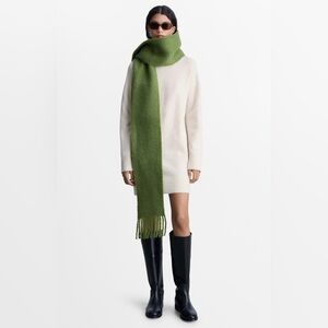 MANGO Long Sleeve Turtleneck Sweater Dress_Pink_Size : XS (US 2)